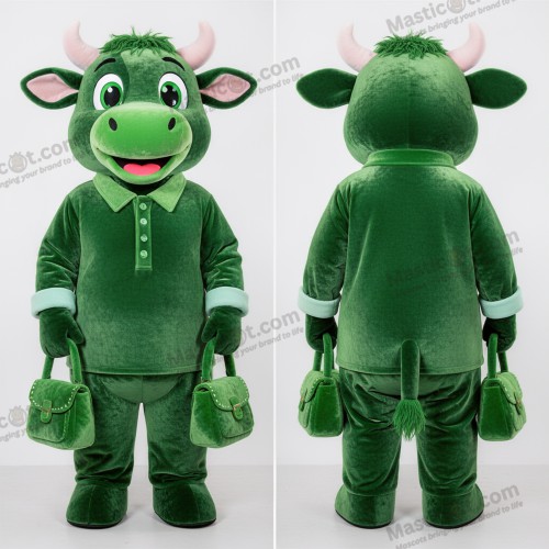 Mascarilha de vaca jersey verde aveludado - Vaca Jersey - MASTICOT_32859 - Masticot.com