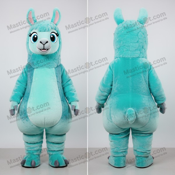 Mascotă moale lama turcoaz - Masticot.com