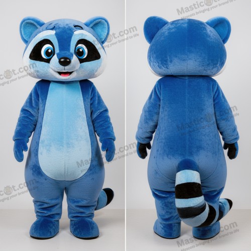 Modrý hravý cibetkový maskot - Civeta - MASTICOT_32944 - Masticot.com