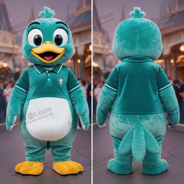 Mascarón de pingüino acolchado color turquesa - Masticot.com