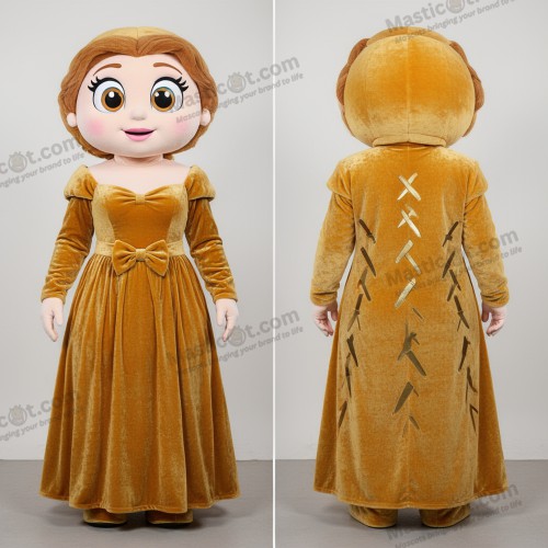 Gold velvet knife thrower mascot - Knife Thrower - MASTICOT_33348 - Masticot.com