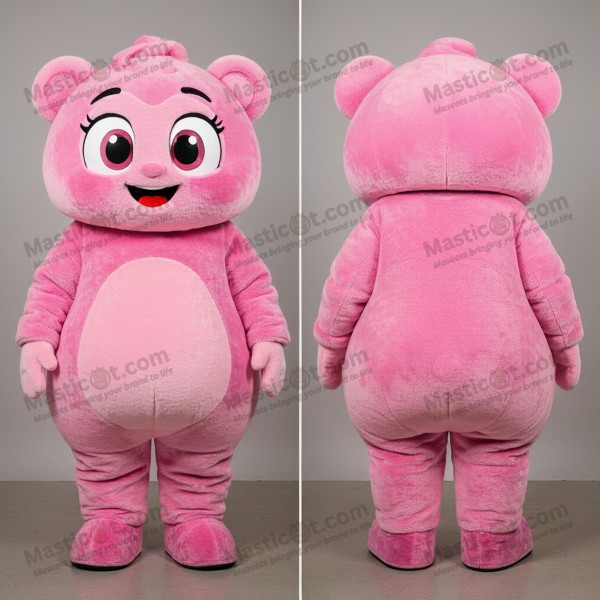 Velvety pink goulash mascot - Masticot.com
