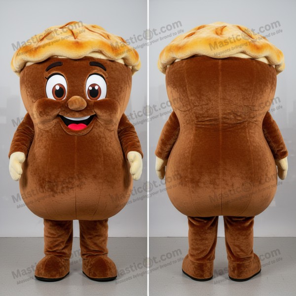 Brown fluffy shepards pie mascot - Masticot.com