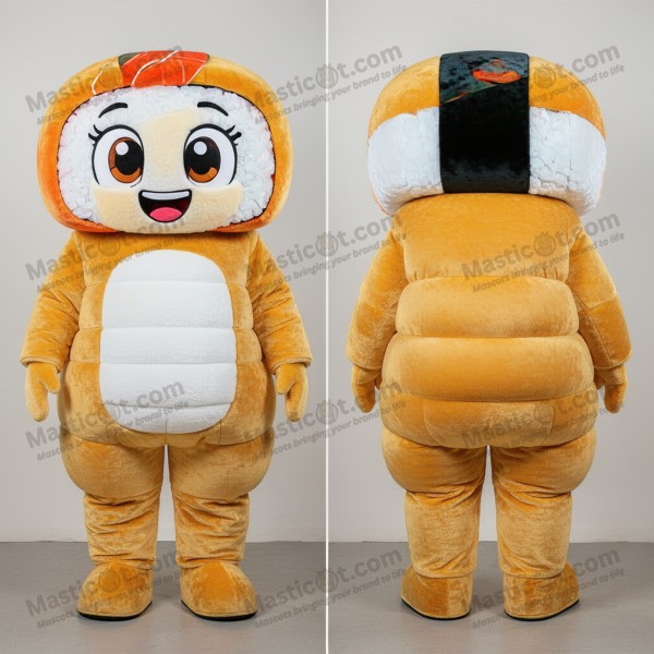 Disfraz de mascota de sushi dorado - Masticot.com