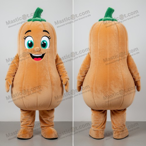 Solbrun gresskar-maskot - Squash - MASTICOT_3408 - Masticot.com
