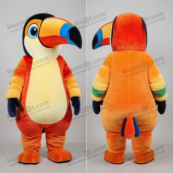 Vibrant tropical toucan mascot - Masticot.com