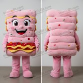 Pink Layered Lasagna Mascot - Masticot.com
