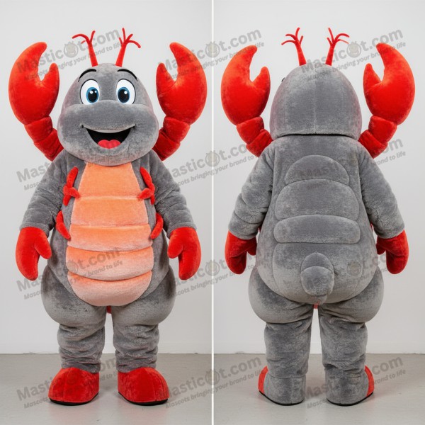 Charcoal velvety lobster bisque mascot - Masticot.com