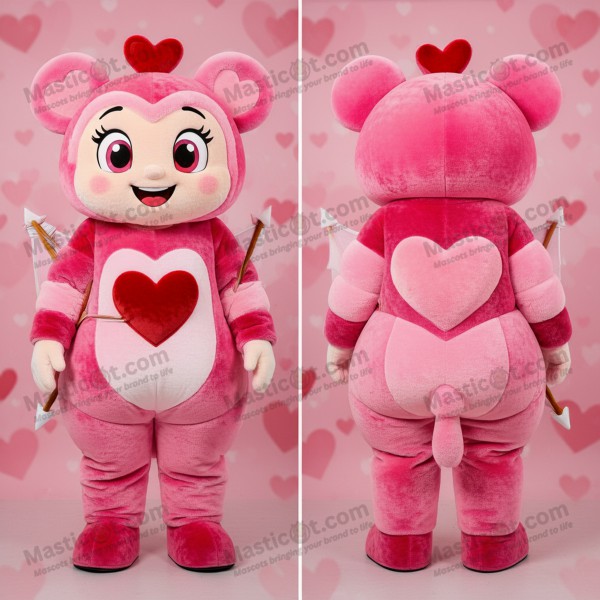 Crimson soft arrow of love mascot - Masticot.com