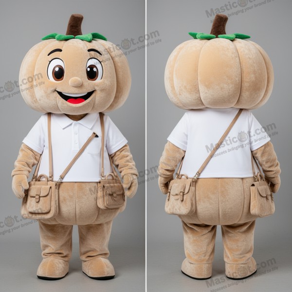 Beige Plump Men Mascotdräkt - Men - MASTICOT_35654 - Masticot.com