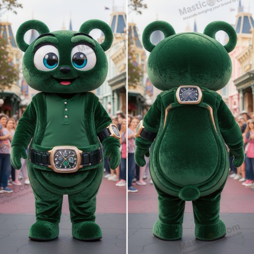 Forest Green Ring Shape Engagement Ring Mascot - Engagement Ring - MASTICOT_35719 - Masticot.com