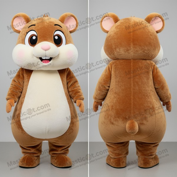 Costum de hamster pufos verde măslin mascota - Masticot.com