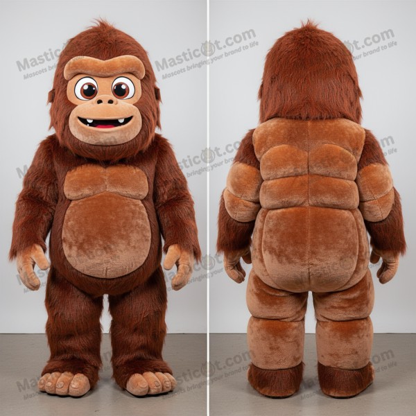 Indigo gray plush sasquatch mascot - Masticot.com