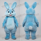 Sky blue plush wild rabbit mascot - Masticot.com
