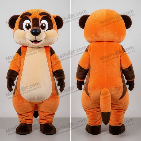 Charcoal Cartoon Meerkat Mascot - Masticot.com
