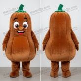 Hnědá plyšová maskota dýně - Squash - MASTICOT_3595 - Masticot.com