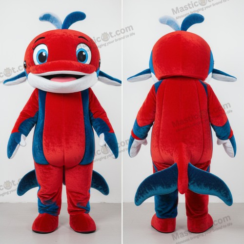Sammetsskimrande blåvalmaskot - Blåval - MASTICOT_36434 - Masticot.com