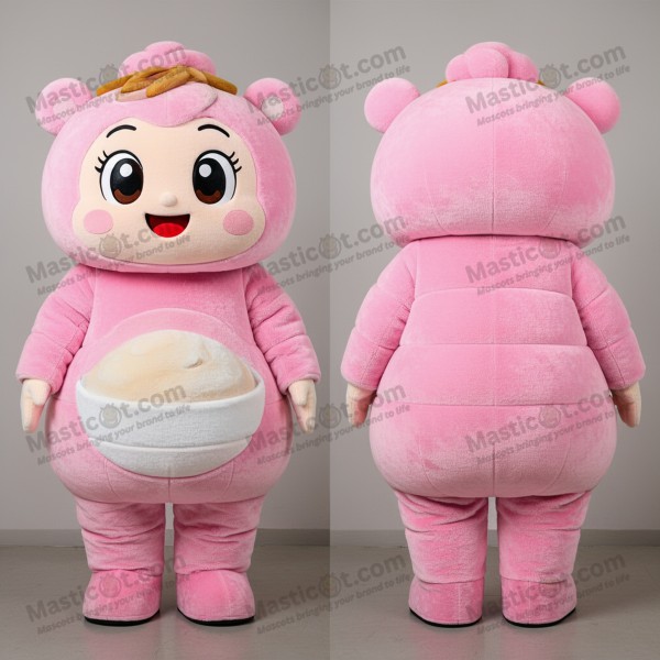 Rosa Rund Miso Supemaske - Masticot.com