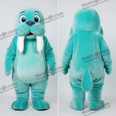 Modrý Kreslený Mrožík Maskot - Mrož - MASTICOT_37007 - Masticot.com
