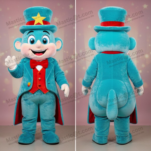 Cască argintie cu bucle a magicianului mascota -