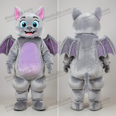 Sølvglinsende flagermusmaskot - Masticot.com