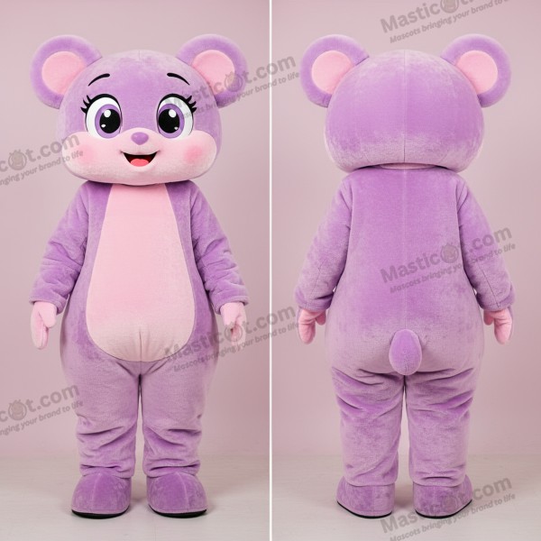 Lavendelrosa Kuschel-Maskottchen - Rosa - MASTICOT_37210 - Masticot.com