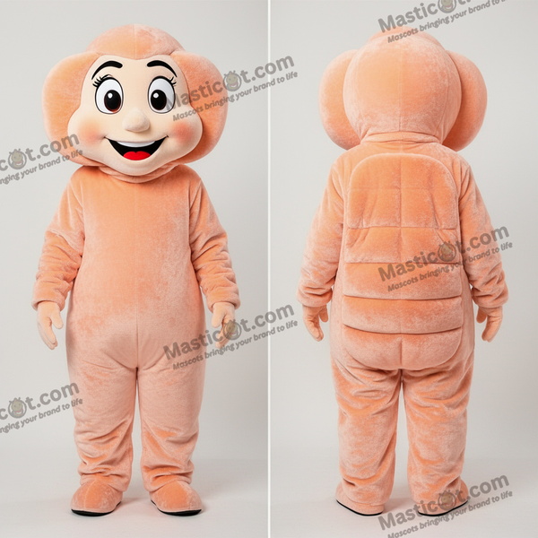 Mascotte mime expressive teint pêche - Mime - MASTICOT_37808 - Masticot.com