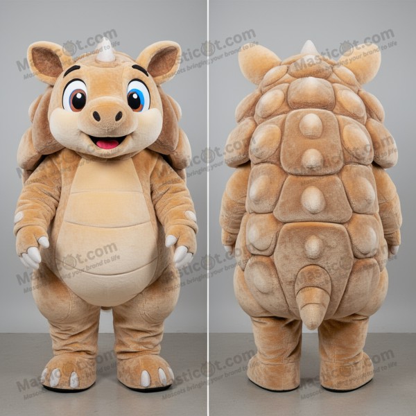 Glyptodon-maskot i rund form - Masticot.com