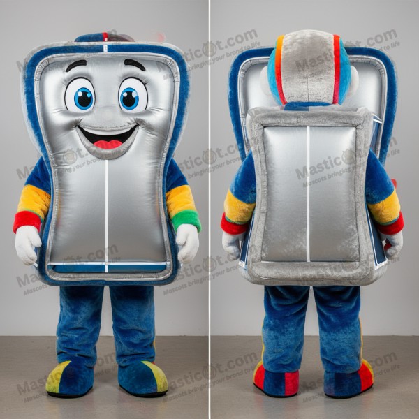 Silver padded tabletop ping pong table mascot - Masticot.com