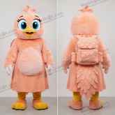 Mascotdräkt - Mjuk Peachmås - Guld - MASTICOT_38269 - Masticot.com