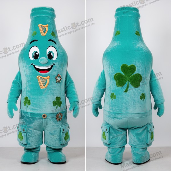 Boneco em Forma de Garrafa Turquesa da Guinness - Guinness - MASTICOT_38603 - Masticot.com