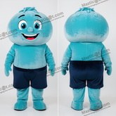 Mascote Bolinhas de Carne Azul-Céu - Almôndegas - MASTICOT_38636 - Masticot.com