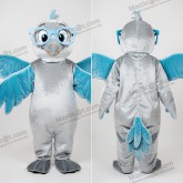 Mascotte Albatros Dessiné Argenté Brillant - Albatros - MASTICOT_38662 - Masticot.com