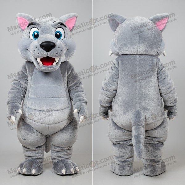 Stříbrný širokoramenný tylakosmilus (maskot) - Masticot.com