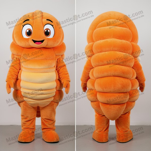 Orange Plush Trilobite Mascot - Masticot.com