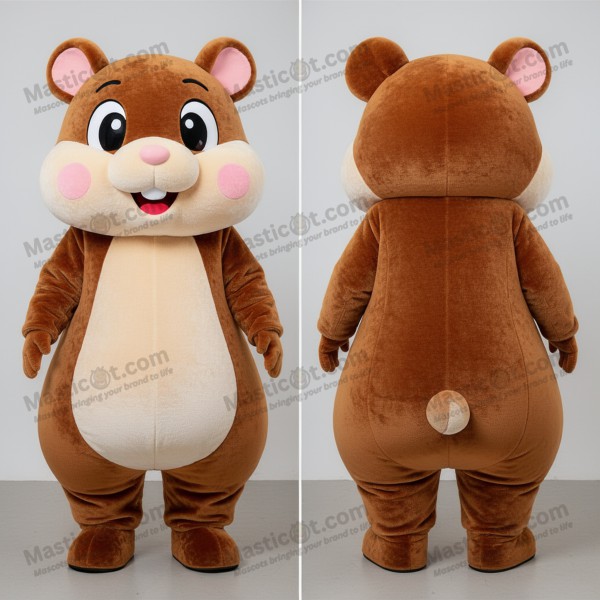 Mascotă Hamster Pufoasă Maro de Ciocolată - Masticot.com