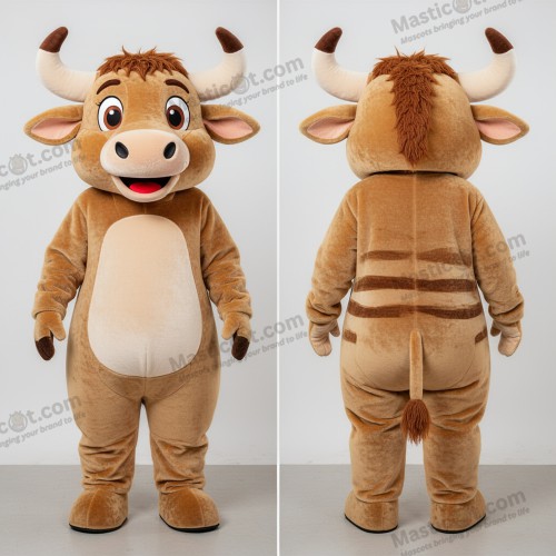 Jemný zebu maskot - Zebu - MASTICOT_39243 - Masticot.com