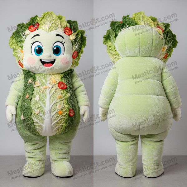 Beige Blazer Caesar Salad Mascot - Masticot.com