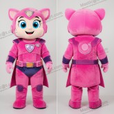 Mascote Herói Rosa de Paraquedista Comando - Para Comando - MASTICOT_39531 - Masticot.com