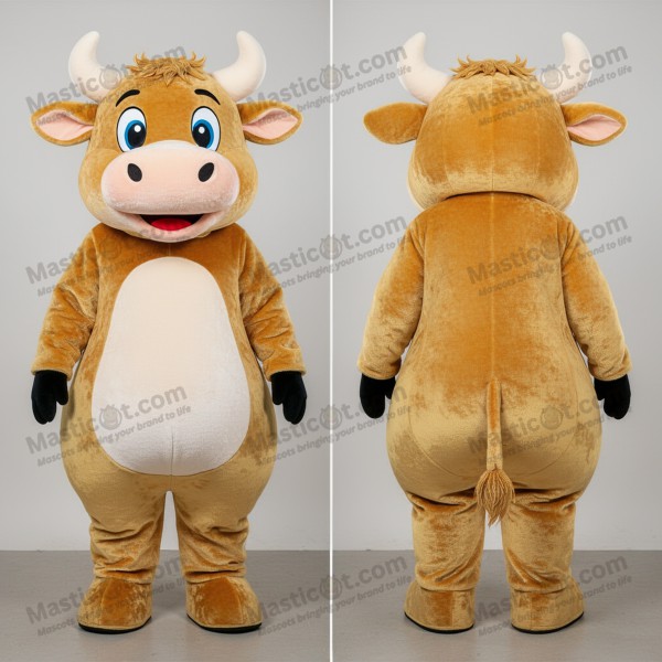 Disfraz de vaca jersey dorada aterciopelada - Masticot.com