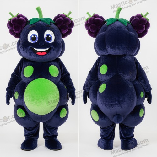 Indigo velvety grape mascot - Grape - MASTICOT_39663 - Masticot.com