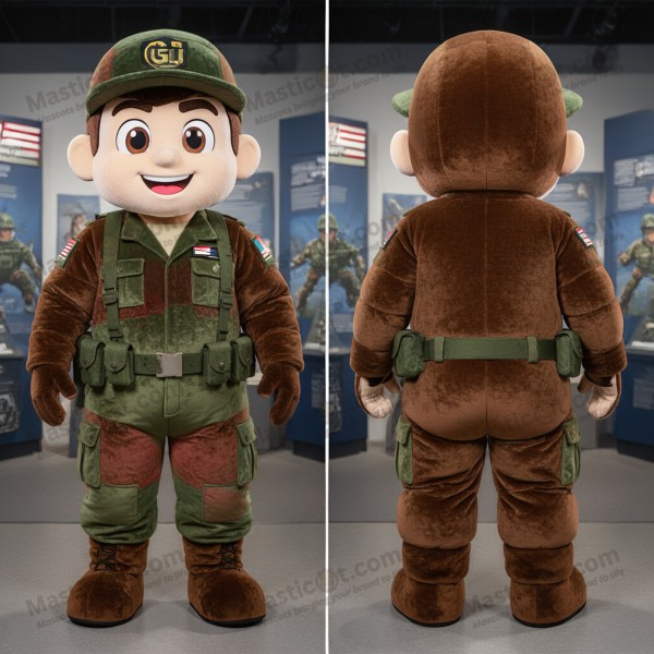 Costum mascota eroic GI Joe - Masticot.com