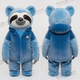 Blå Skummel Sloth Maskot - Dovendyr - MASTICOT_39712 - Masticot.com
