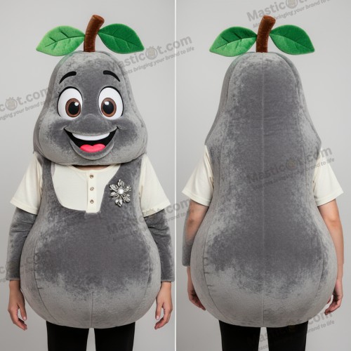 Mjukgrå Päronmaskot - Päron - MASTICOT_39862 - Masticot.com