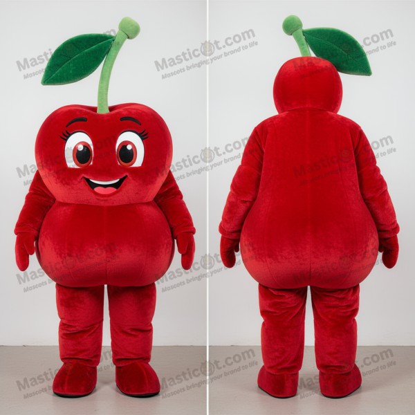 Crimson plump cherry mascot - Masticot.com