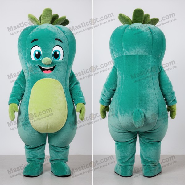 Teal velvety but mascot - Masticot.com