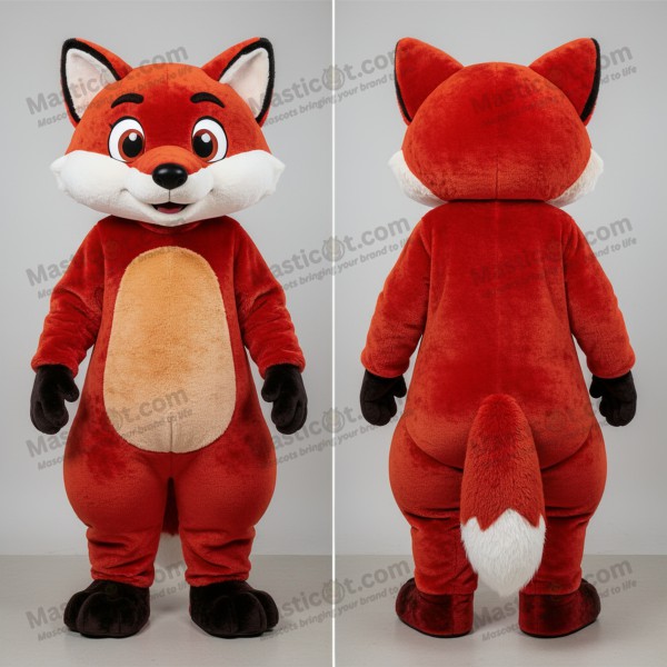 Russet red rounded marten mascot - Masticot.com