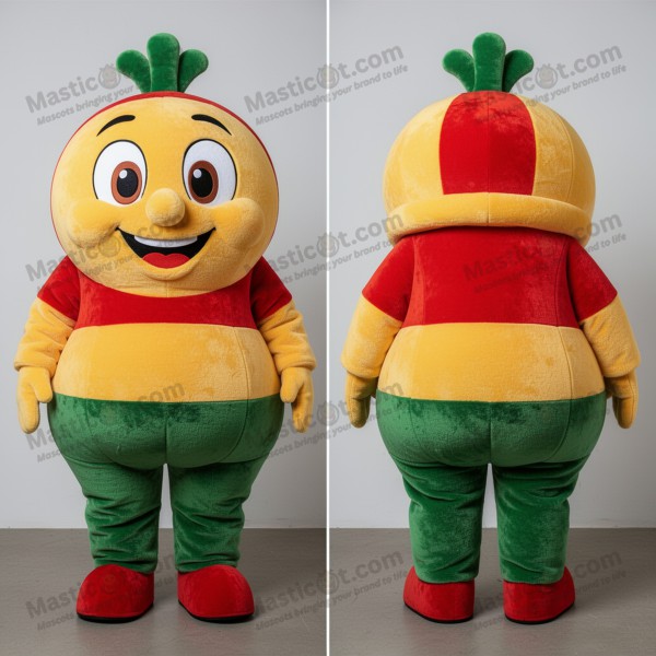 Golden Delicious Cartoon Paella Mascot - Masticot.com