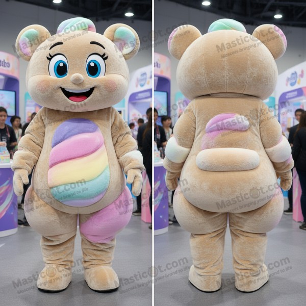 Creamy pastel candy mascot - Masticot.com