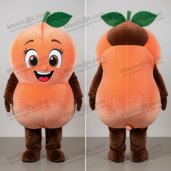 Golden Orange Plush Peach Graveyard Mascot - Masticot.com